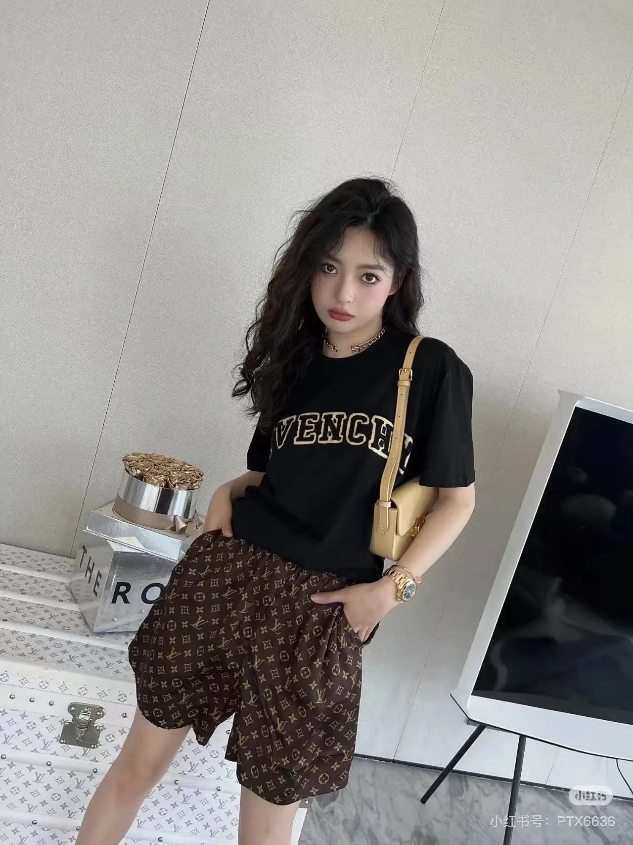Louis Vuitton/Louis Vuitton all-over presbyopia logo shorts